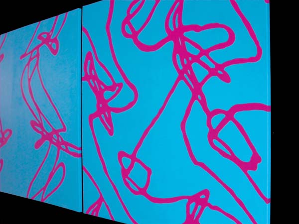 paintings-manipulated video feedback pattern (c) Barbara Doser 2010